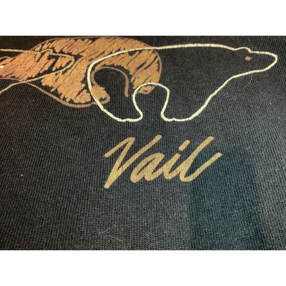 🐻 Vintage “Vail” Bear Graphic Long Sleeve Tee –By Sutton’s Sportswear Size L - Picture 3 of 4